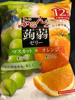 ぷるんと蒟蒻ゼリーマスカット＋オレンジ オリヒロ