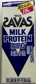 ザバスミルクプロテイン　ミルク風味