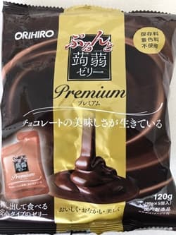 ぷるんと蒟蒻ゼリーpremiumチョコレート オリヒロ
